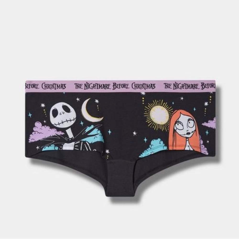 Torrid Nightmare Before Christmas Cotton Mid Rise Boyshort Panty